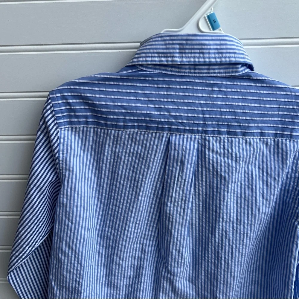 NWT Polo Ralph Lauren Boys Long Sleeve Seersucker Button Down Sz 3T
